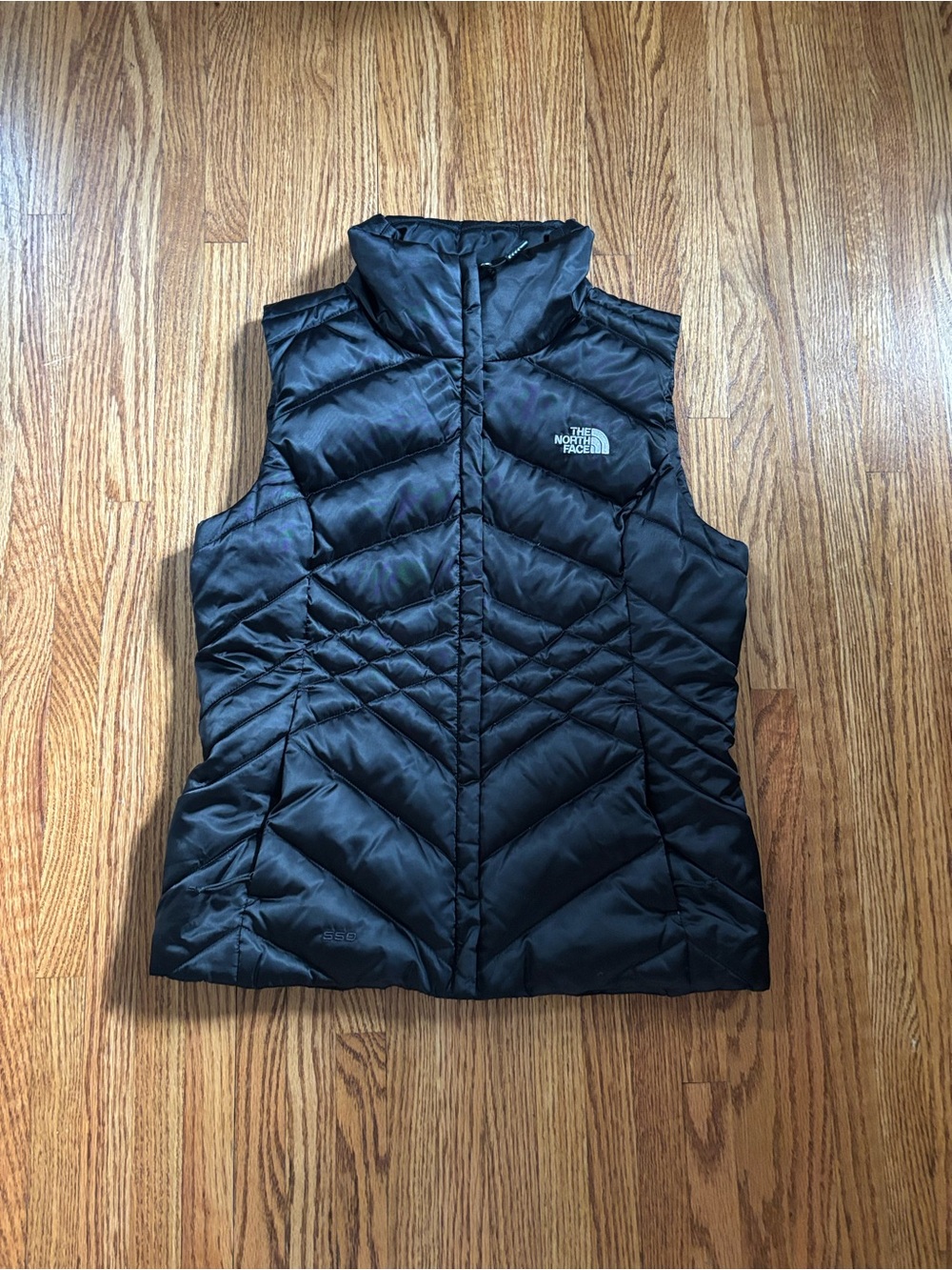 The North Face Black Quilted Puffer Vest Womens Size Small
